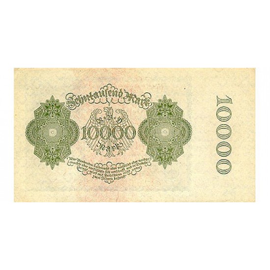 1922 - Germany Pic 72 10.000 Marks banknote 1922 - Germany Pic 72 10.000 Marks banknote