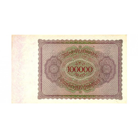 1923 - Germany Pic 83a 100.000 Marks banknote 1923 - Germany Pic 83a 100.000 Marks banknote