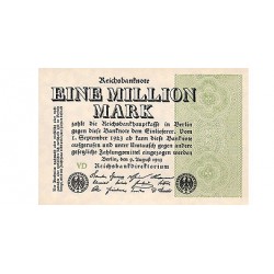 1923 -  Alemania PIC 102a 1 millon Marks banknote UNC