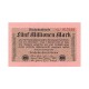 1923 - Alemania PIC 105 5 millons Marks banknote 1923 - Alemania PIC 105 5 millons Marks banknote