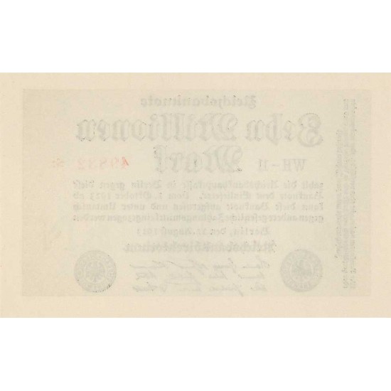 1923 - Germany P106c 10 Millons Marks banknote 1923 - Germany P106c 10 Millons Marks banknote