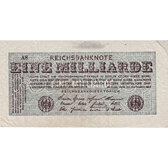1923 - Germany PIC 122 1 Millon Marks banknote 1923 - Germany PIC 122 1 Millon Marks banknote