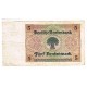 1926 - Alemania PIC 169 5 Reichsmark F banknote 1926 - Alemania PIC 169 5 Reichsmark F banknote