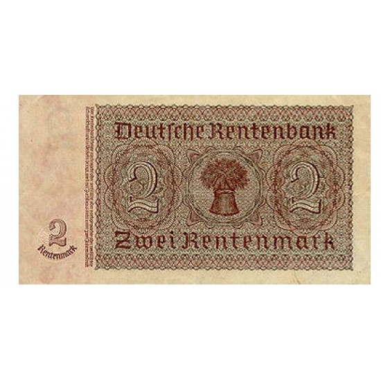 1937- Germany PIC 174 2 Reig Marks banknote 1937- Germany PIC 174 2 Reig Marks banknote