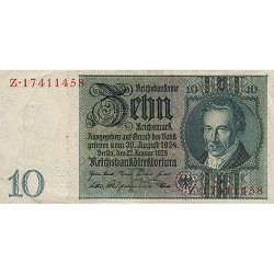 1929 -  Alemania PIC 180a billete de 10 Reichsmarcos S/C