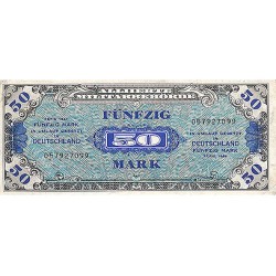 1944  -  Alemania PIC 196d billete de 50 Marcos