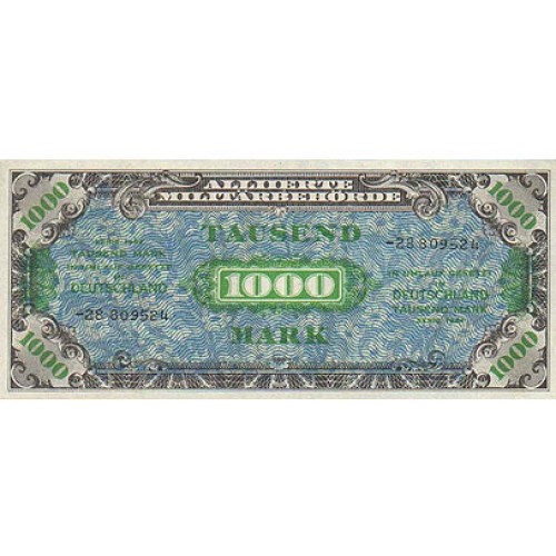 1944 -  GermanyPIC 198b 1.000 Millons Marks UNC banknote