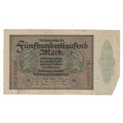 1923 - Germany Pic 88 500.000 Marks banknote G