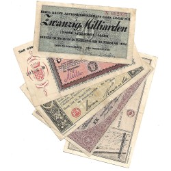LOTE 3 Alemania 5 billetes usados