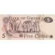 1977- Ghana Pic 15b 5 Cedis banknote 7/1977 1977- Ghana Pic 15b 5 Cedis banknote 7/1977