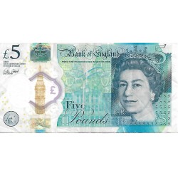 2015 - Great Britain 5 Pounds PIC 395 VF 2015 - Great Britain 5 Pounds PIC 395 VF