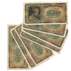1943 - Greece PIC 123 25.000 Drachmai banknote VF 1943 - Greece PIC 123 25.000 Drachmai banknote VF