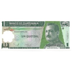 2006 - Guatemala P109 1 Quetzal banknote UNC