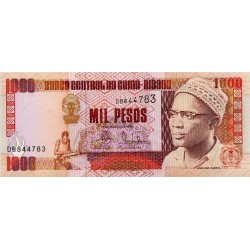 1990- Guinea Bissau pic13a  billete  1000 Pesos