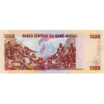 1990- Guinea Bissau Pic 13a 1000 Pesos  banknote