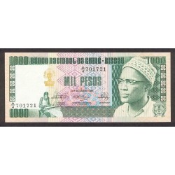 1978- Guinea Bissau Pic 8b 1000 Pesos  banknote