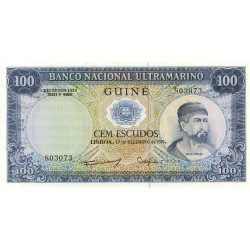 1971 - Guinea Portuguesa pic 45 billete de 100 Escudos