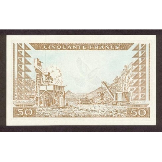 1960 - Guinea pic 12 50 Francs banknote 1960 - Guinea pic 12 50 Francs banknote