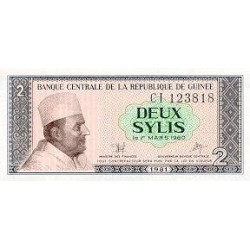 1981 -  Guinea pic21 billete de 2 Sylis