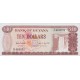 1989 - Guyana P23d 10 Dollars banknote 1989 - Guyana P23d 10 Dollars banknote