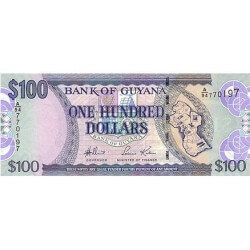 2006 - Guyana P36 100 Dollars banknote