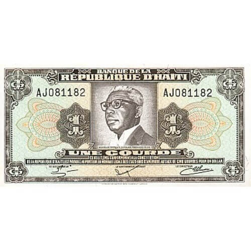 1984 - Haiti P239 billete de 1 Gourde