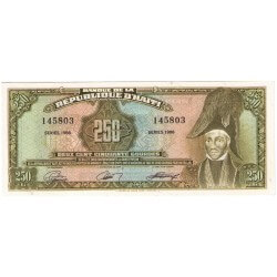 1988 - Haiti P251 250 Gourdes banknote