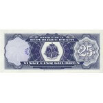 1993 - Haiti P262 25 Gourdes banknote