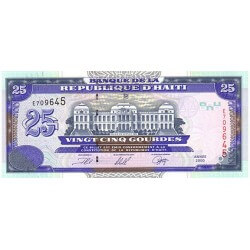 2000 - Haiti P266a billete de 25 Gourdes