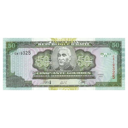 2003 - Haiti P267b billete de 50 Gourdes S/C