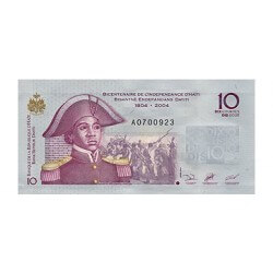2004 - Haiti P272a billete de 10 Gourdes S/C
