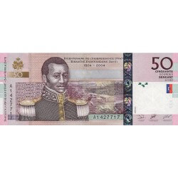 2004 - Haiti P274a billete de 50 Gourdes