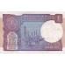 1991 - India PIC 78Ag  letter B    1 Rupe  banknote
