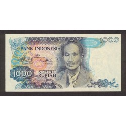 1980 - Indonesia PIC 119 1000 Rupees banknote UNC 1980 - Indonesia PIC 119 1000 Rupees banknote UNC