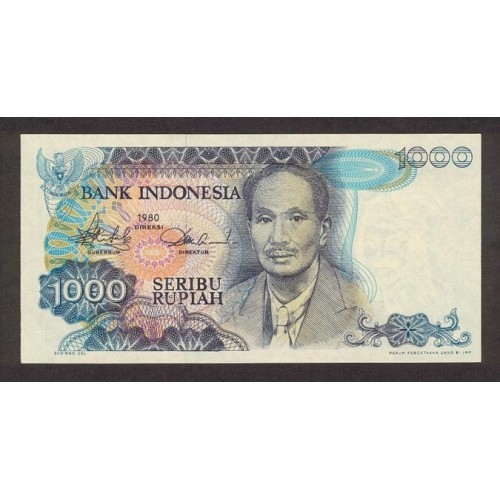 1980 - Indonesia pic 119 billete de 1000 Rupias