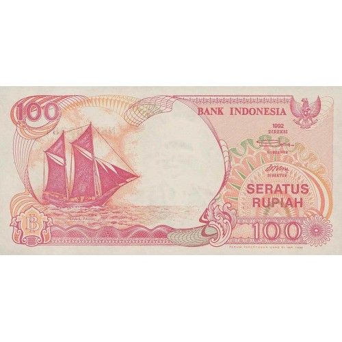 1999 - Indonesia pic 127g billete de 100 Rupias