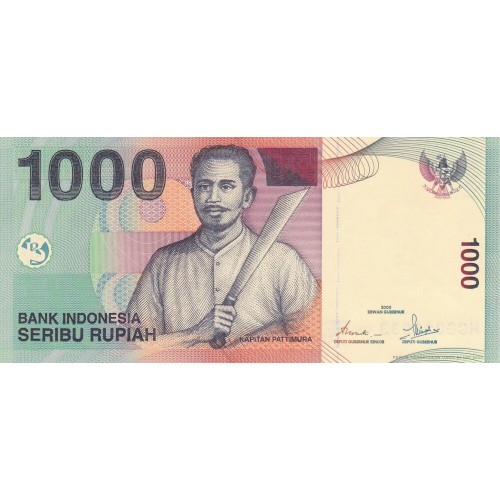 2000 - Indonesia pic 141 billete de 1000 Rupias