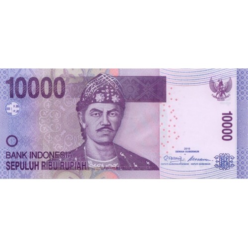2005/2010 - Indonesia PIC 150a 10000 Rupees banknote UNC