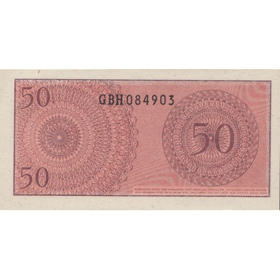1964 - Indonesia PIC 94 50 Sen banknote 1964 - Indonesia PIC 94 50 Sen banknote