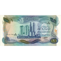 1973 - Iraq pic 63b billete de 1 Dinar
