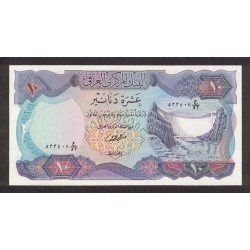 1973 - Iraq pic 65 billete de 10 Dinars