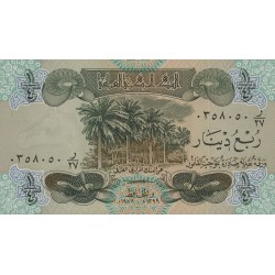 1979 - Iraq pic 67 billete de 1/4 Dinar