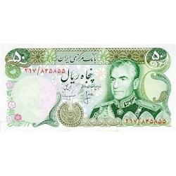 1974 - Iran pic 101c billete de 50 Rials