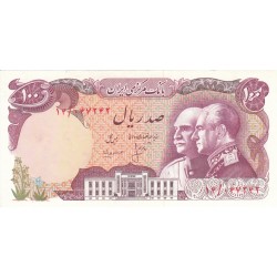 1976 - Iran pic 108 billete de 100 Rials