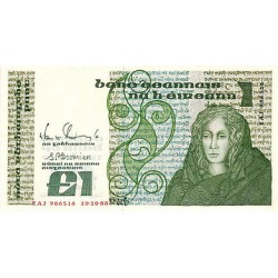 1984 - Ireland PIC 70c 1 Pound banknote UNC