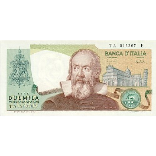 1983 - Italia PIC 103c billete de 2.000 Liras S/C