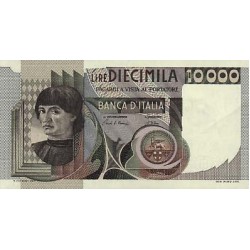 1980 - Italy PIC 106a     10.000 Liras  banknote