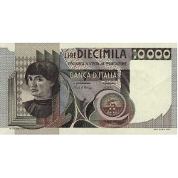 1980 - Italia PIC 106a   billete de 10.000 Liras