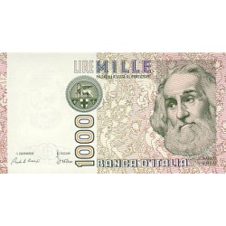 1982 - Italy PIC 109b     1.000 Liras  banknote