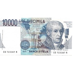 1984 - Italia PIC 112b billete de 10.000 Liras EBC 1984 - Italia PIC 112b billete de 10.000 Liras EBC